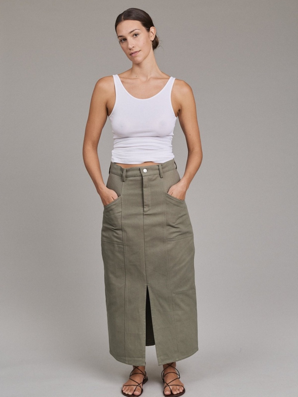 Acacia Jorian Denim Utility Skirt